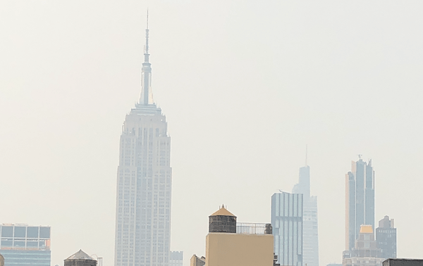 Empire State Building Wildfire Haze