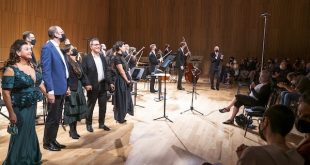 Talea Ensemble performs at DiMenna Center for Classical Music for Azrieli Music Prizes, 10/16/2021. Photo by Chris Lee