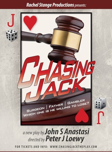 Poster Artwork for Chasing Jack showing a jack of hearts and a gavel