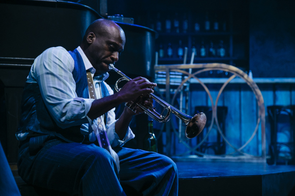 Production photo of Wendell B. Franklin in 'Paradise Blue'
