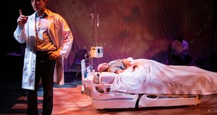 Robin Friend and Erin Cronican in 'Wit' from the Seeing Place Theater (photo by Russ Rowland)