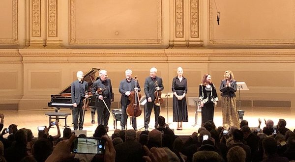 emerson string quartet uma thurman simone dinnerstein renee fleming carnegie hall