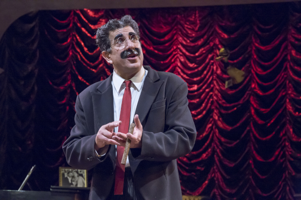 Photo of Frank Ferrante dressed as Groucho Marx