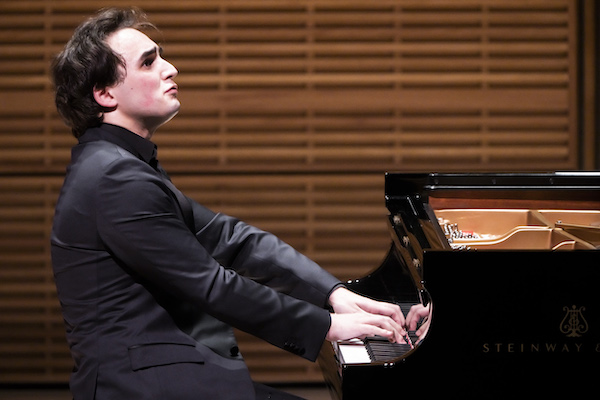Illia Ovcharenko making his debut performing at Zankel Hall, 2/25/2023