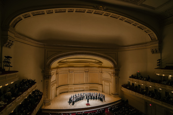 The Clarion Choir at Carnegie Hall, May 5, 2023.