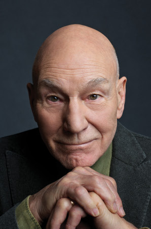 Photo of Patrick Stewart looking at the camera