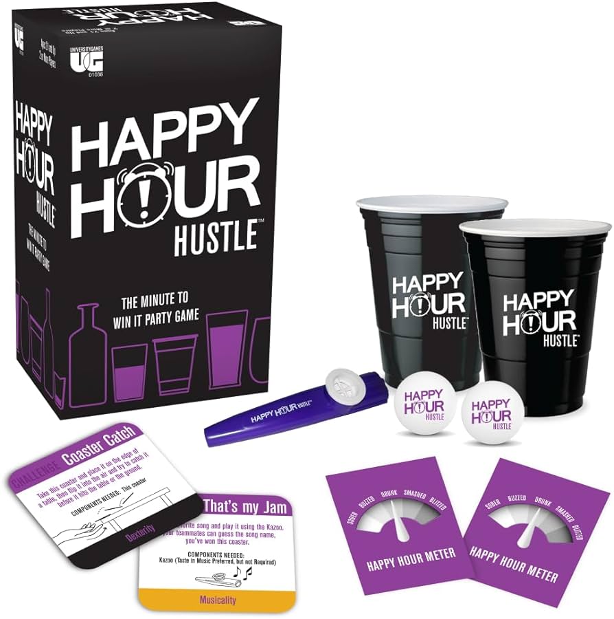 happy hour hustle party game