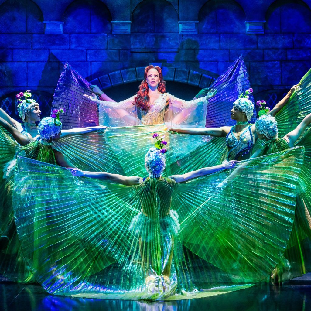 Leslie Rodriguez Kritzer and company in 'Spamalot' (courtesy of Matt Murphy, Evan Zimmerman)