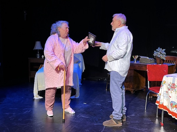 Page Clements and David L. Carson in Flawless