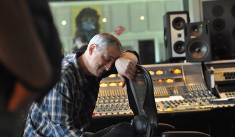 Matt Pierson in the studio