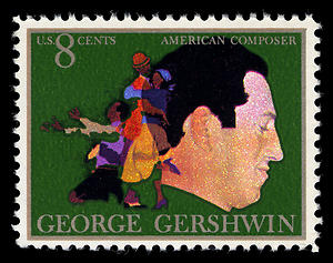 George Gershwin postage stamp