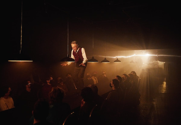 David Greenspan in 'On Set with Theda Bara' at the Brick Theater. Photo by Emilio Madrid