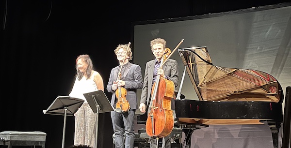 Wu Qian, Alexander Sitkovetsky, Nicholas Cannelakis, Aspect Chamber Music Series, March 14, 2024
