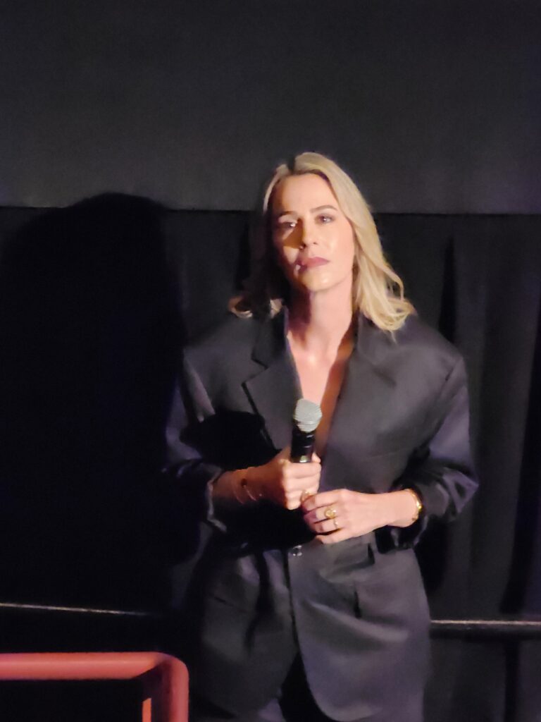 Writer/director of 'Daddio', Christy Hall after the screening at Tribeca FF (Carole Di Tosti)