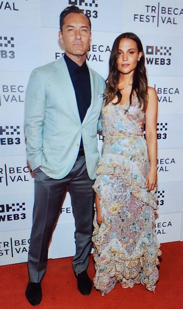 Jude Law and Alicia Vikander in 'Firebrand' (Dia Dipasupil/Getty Images via Tribeca Film Festival)