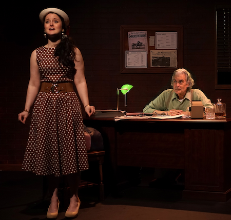 Elizabeth Bays and Pete Mattaliano in 'Simpatico' by Sam Shepard at the Chain Theatre (photo by Monica Park)