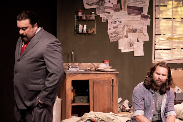 Kirk Gostkowski and Brandon Hughes in the Chain Theatre's 'Simpatico' by Sam Shepard (photo by Luis Amador)