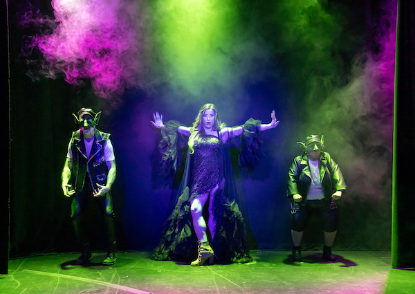 Curtis Gillen, Rebecca Robertson in 'Midnight Coleslaw's Tales from Beyond the Closet!!!' Photo by Richard Termine