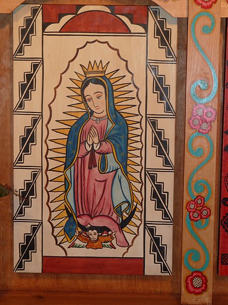 Virgin of Guadelupe at the Indian Pueblo Cultural Center, Albuquerque, NM