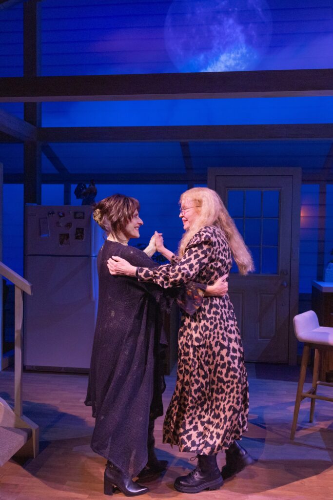 (L to R): Patti Lupone, Mia Farrow in The Roommate (Matthew Murphy)