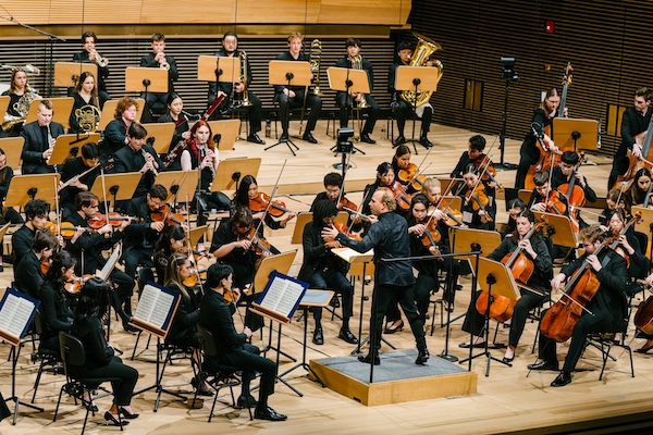 Yannick Nézet-Séguin conducts the Curtis Symphony Orchestra at David Geffen Hall, NYC, 24 November 2024 (Fadi Kheir)