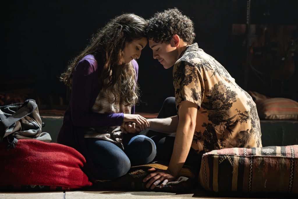 Nadina Hassan, Ali Louis Bourzgui in 'We Live in Cairo' (Joan Marcus)