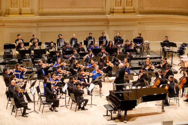 Conductor Leon Botstein and The Orchestra Now perform at Carnegie Hall on 21 November 2024 (Photo credit: David DeNee)
