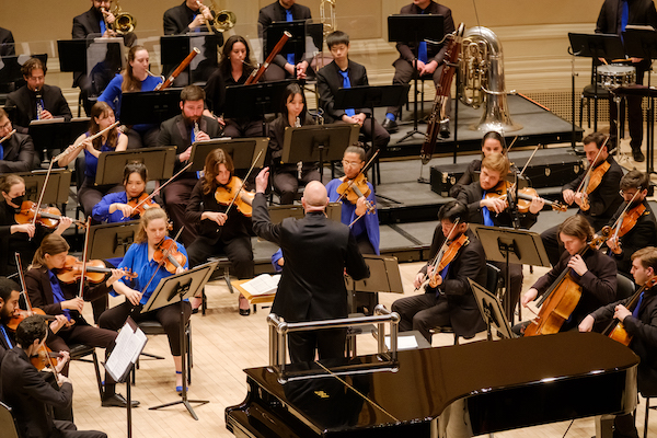 Conductor Leon Botstein and The Orchestra Now perform at Carnegie Hall on 21 November 2024 (Photo credit: David DeNee)