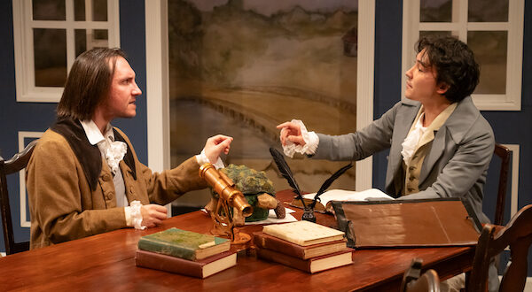 Brody Rogers and Alexander Finch in Tom Stoppard's 'Arcadia' – the Heights Players