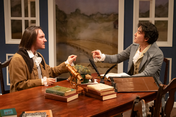 Brody Rogers and Alexander Finch in Tom Stoppard's 'Arcadia' – the Heights Players
