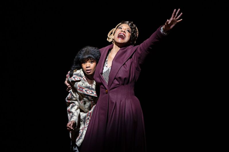 (L to R): Joy Woods, Audra McDonald in 'Gypsy' (Julieta Cervantes)
