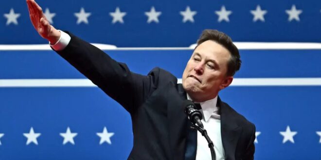 Elon musk salute