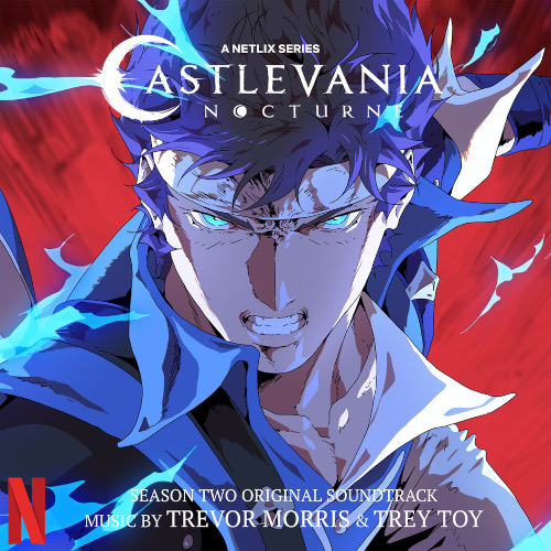 Soundtrack cover art with close up of a young man dressed in blue
