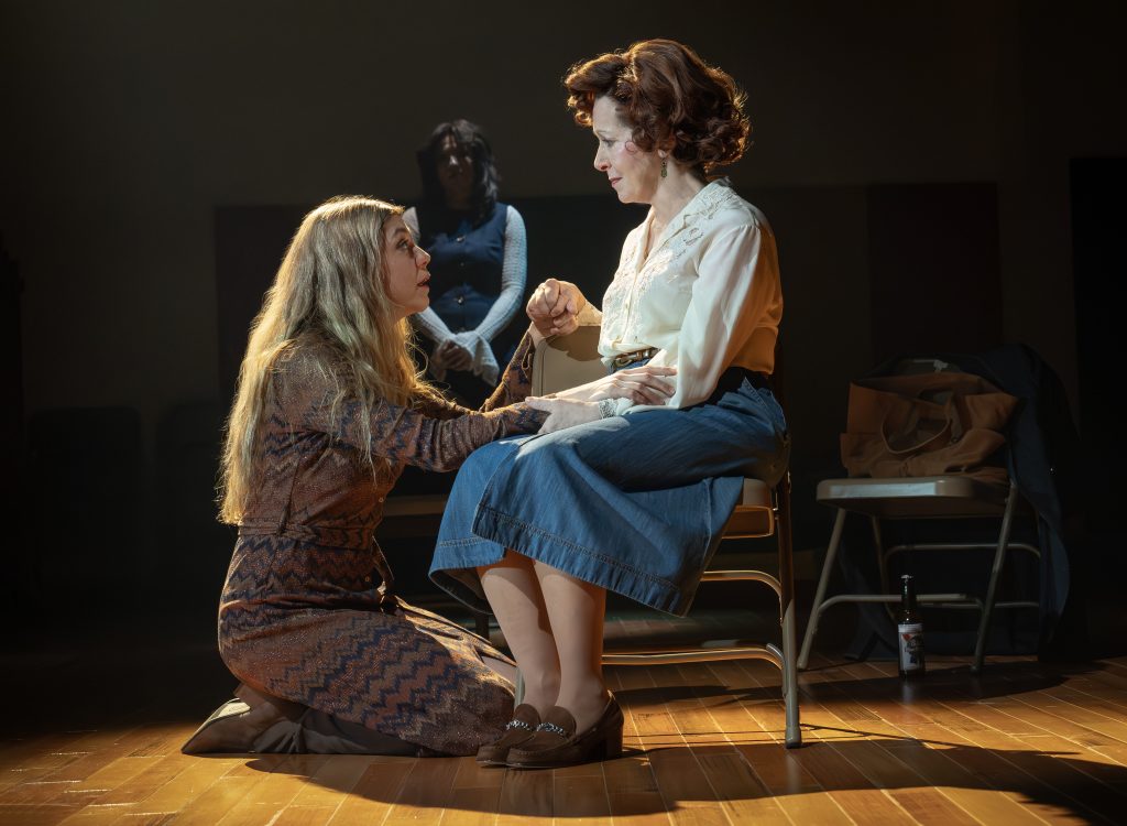 (L toR): Susannah Flood, Betsy Aidem in 'Liberation' (Joan Marcus)