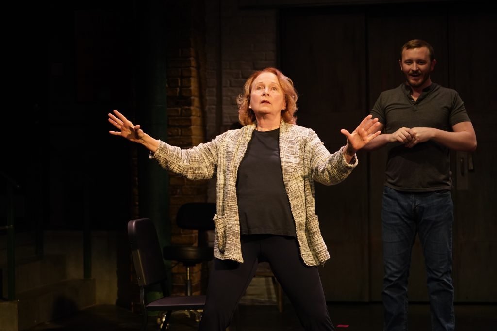 Kate Burton, Kevin Oliver Lynch in 'Irishtown' (Carol Rosegg)