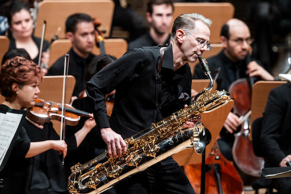 Timothy McAllister with the New York Philharmonic conducted by Leonard Slatkin, March 2025