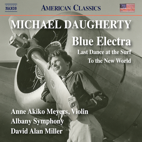 Anne Akiko Meyers, Michael Daugherty 'Blue Electra' album cover