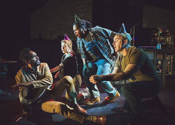 Orson Van Gay II as Faust, with AddieRose Brown, Brandon Bell, and Alex DeSocio in Heartbeat Opera's 'Faust' (Andrew Boyle)
