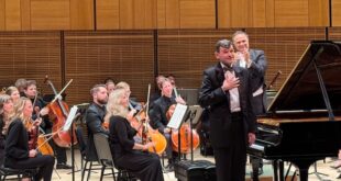 Pianist Adam Żukiewicz with conductor Bahman Saless and the Boulder Chamber Orchestra, Carnegie Hall's Zankel Hall, 18 May 2025