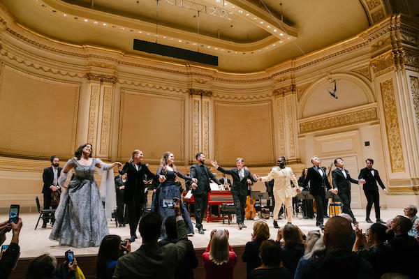Soloists with The English Concert in Handel's 'Giulio Cesare in Egitto' (photo credit: Fadi Kheir)