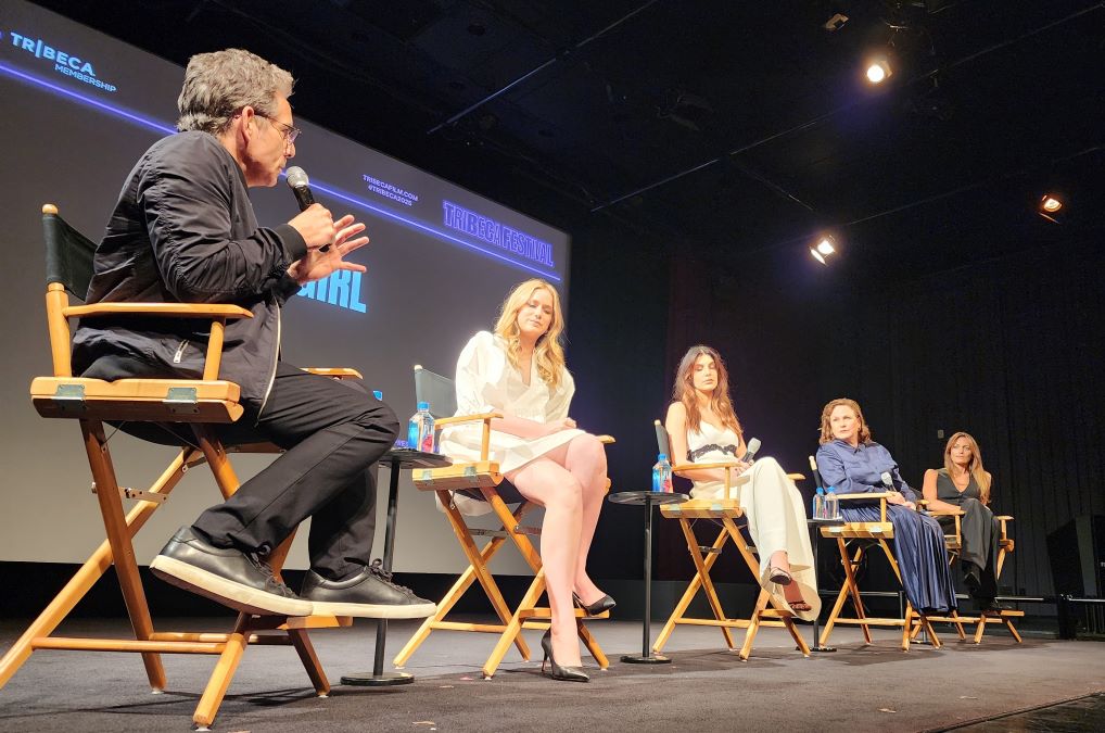 Ben Stiller, the cast and director Patricia Arquette of 'Gonzo Girl' after the screening at Tribeca FF (Carole Di Tosti)