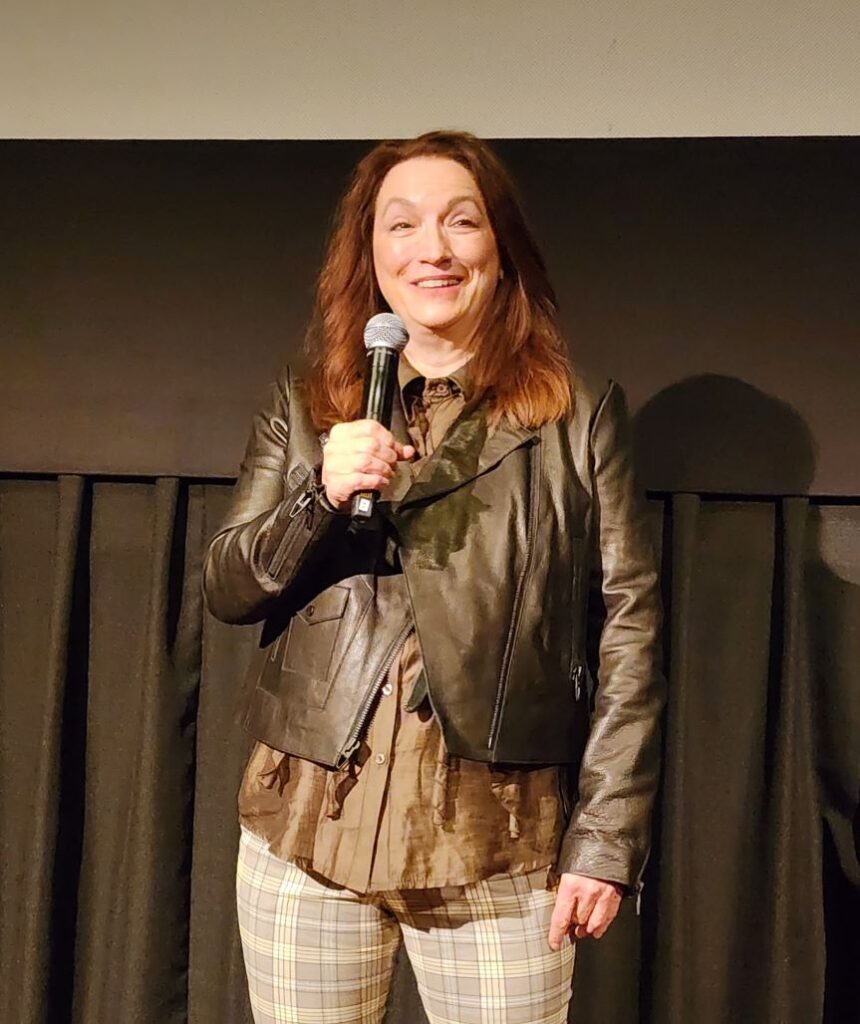 Co-producer of 'My Mom Jayne' Trish Adlesic after the screening at Tribeca Film Festival (Carole Di Tosti)