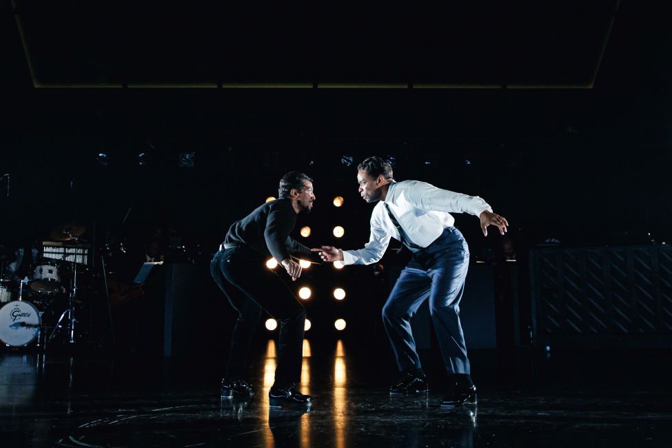 (L to R): Daniel J. Watts, Dulé Hill in 'Lights Out: Nat "King" Cole' (Marc J. Franklin)