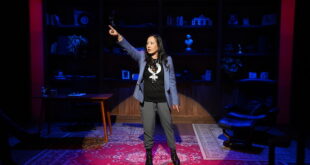 Kate Siahaan-Rigg in 'Polishing Shakespeare' (photo by Carol Rosegg)