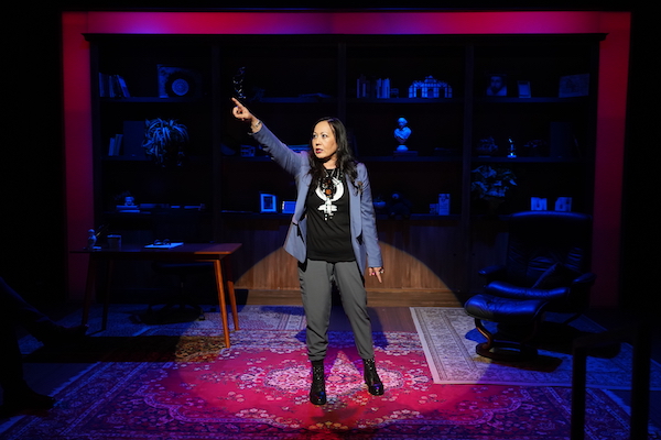 Kate Siahaan-Rigg in 'Polishing Shakespeare' (photo by Carol Rosegg)