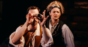 Danny Hayward and Lauren Molina in 'The Royal Pyrate'