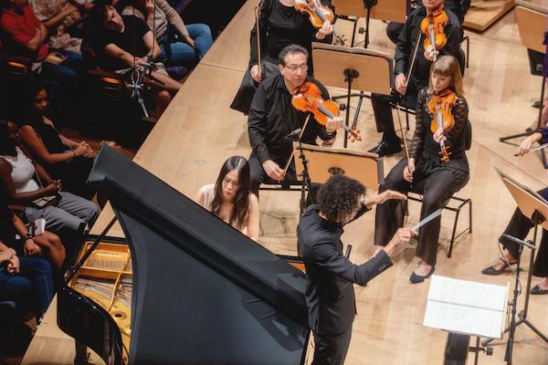 Yeol Eum Son, Jonathon Heyward, Festival Orchestra of Lincoln Center, 'In Sickness and in Health,' August 2025 (Lawrence Sumulong)