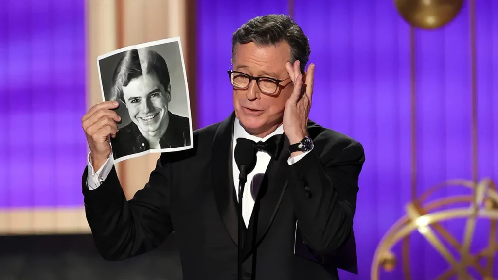 Colbert at the Emmys