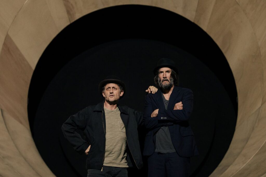 (L to R): Alex' Winter, Keanu Reeves in ''Waiting for Godot' (Andy Henderson)