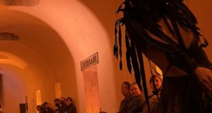 Dai Matsuoka in 'House of Zodiac' at the Green-Wood Cemetery catacombs, October 2025